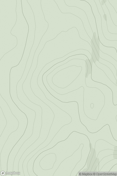 Thumbnail image for Meall Reamhar [Pitlochry to Braemar & Blairgowrie] [NO033568] showing contour plot for surrounding peak